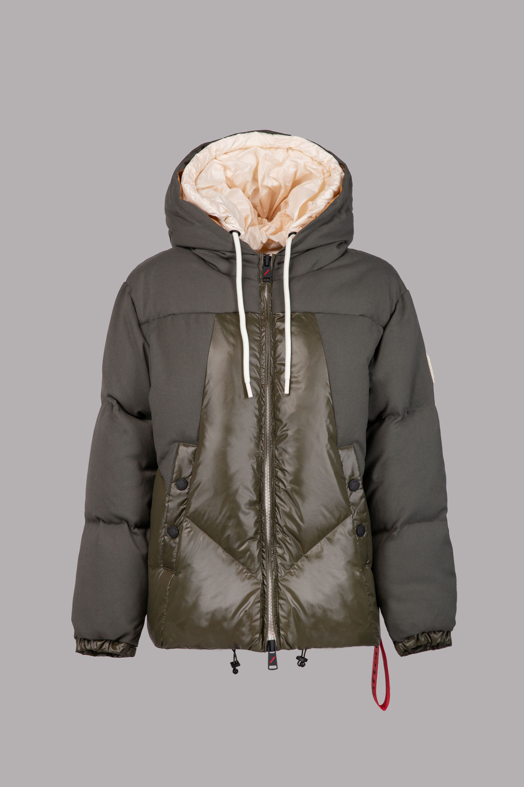 Oversized down jacket with inserts - MINSKW01